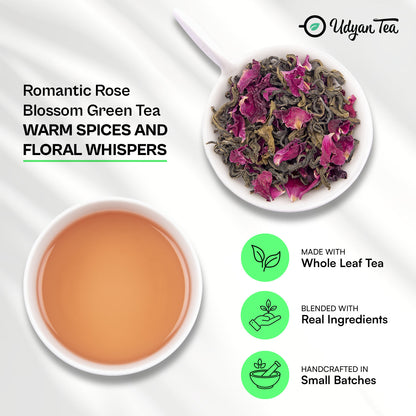 Rose Blossom Green Tea